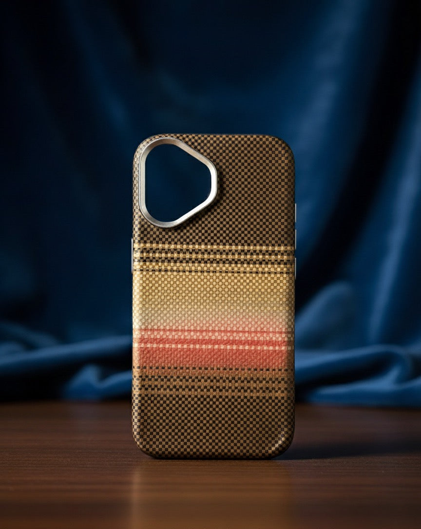 Heritage Weave MagSafe Case for iPhone 17 - Sienna Check