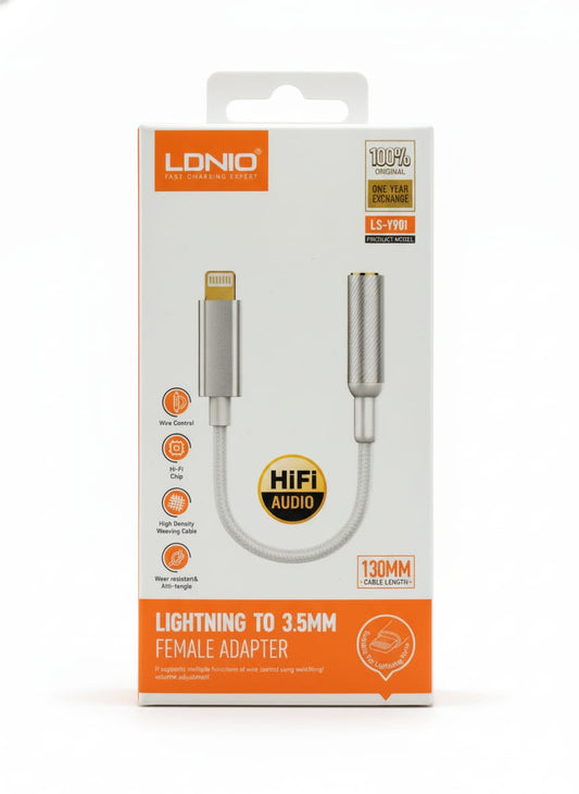 LDNIO LS-Y901 Lightning to 3.5mm Female Adapter