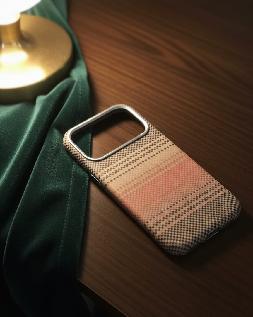 Heritage Weave MagSafe Case for iPhone 17 Pro - Sienna Check