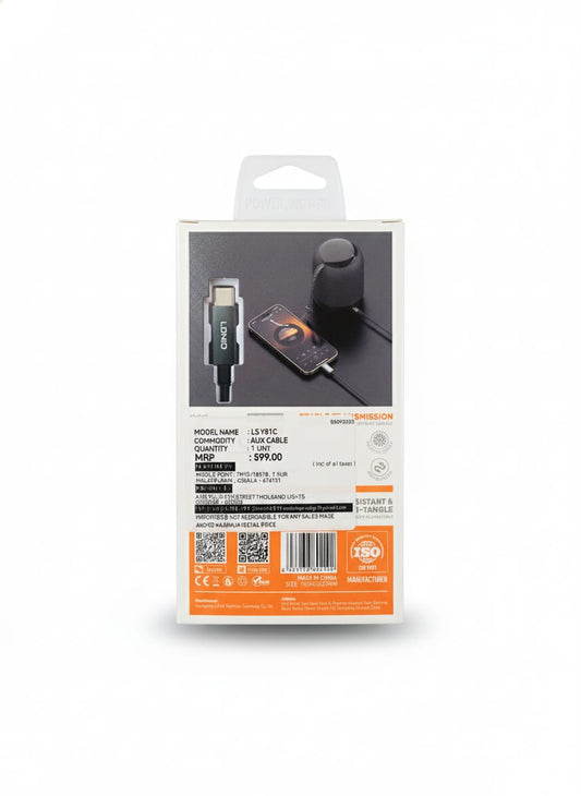 LDNIO LS-Y81c USB-C to 3.5mm Audio Cable (AUX Cable)