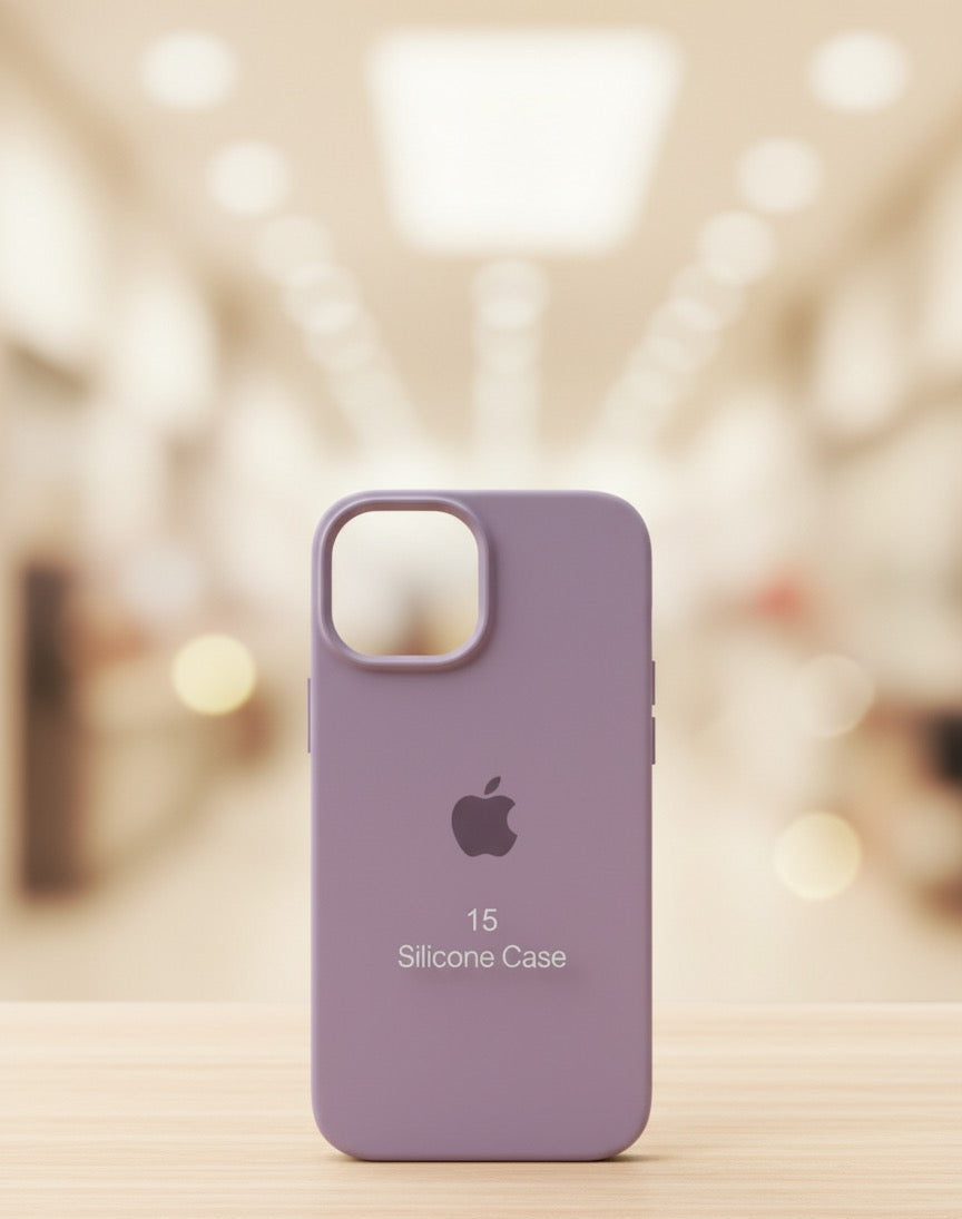 Premium Liquid Silicone Case for iPhone 15 - Soft-Touch Finish & Full Protection