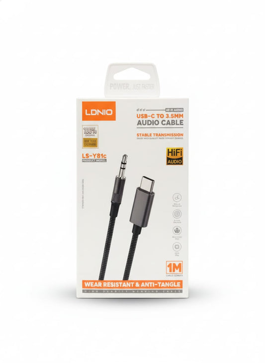 LDNIO LS-Y81c USB-C to 3.5mm Audio Cable (AUX Cable)