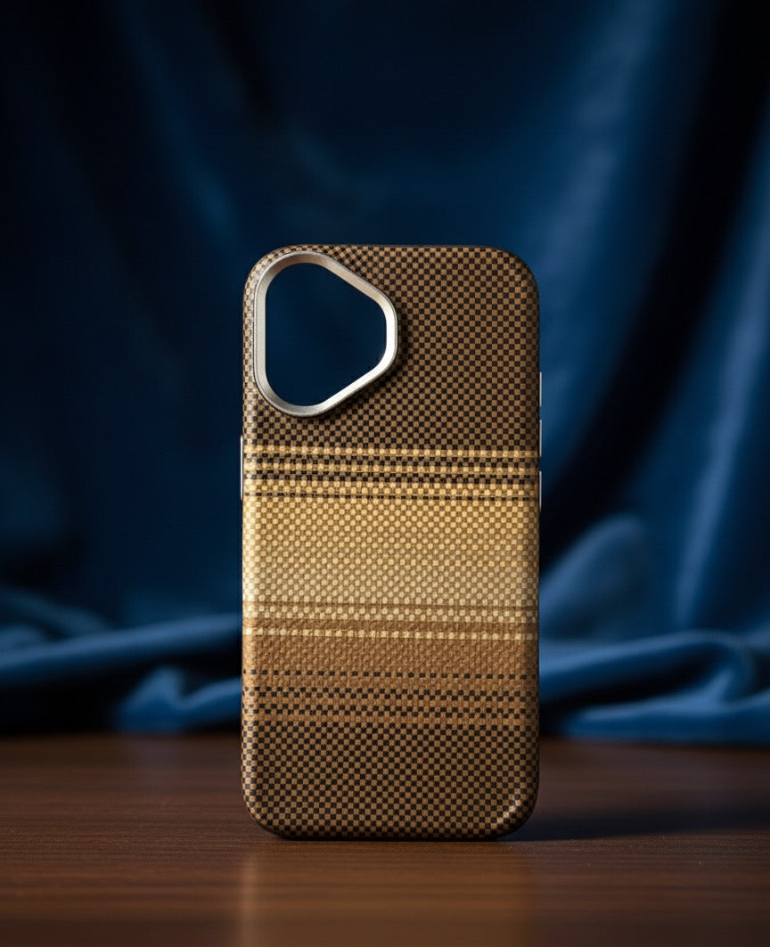 Heritage Weave MagSafe Case for iPhone 17 - Sienna Check