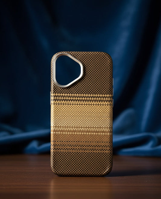 Heritage Weave MagSafe Case for iPhone 17 - Sienna Check