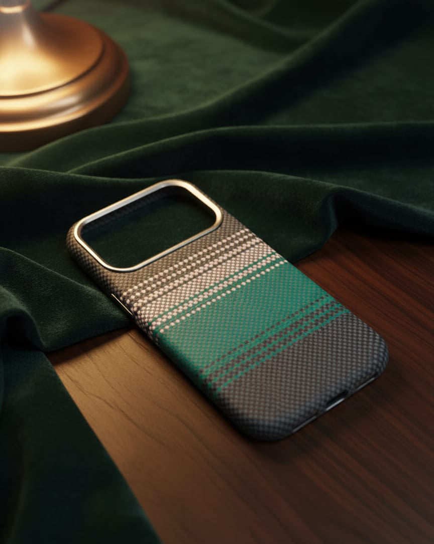 Heritage Weave MagSafe Case for iPhone 17 Pro - Sienna Check