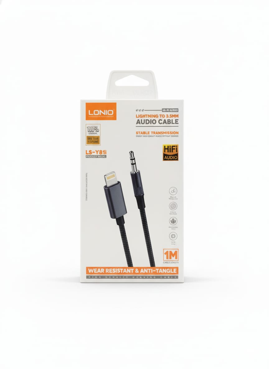 LDNIO LS-Y81i Lightning to 3.5\text{mm} Audio Cable