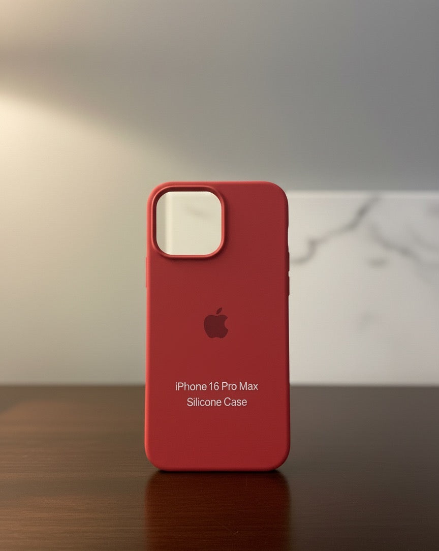 Premium Liquid Silicone Case for iPhone 16 Pro Max - Soft-Touch Finish & Full Protection