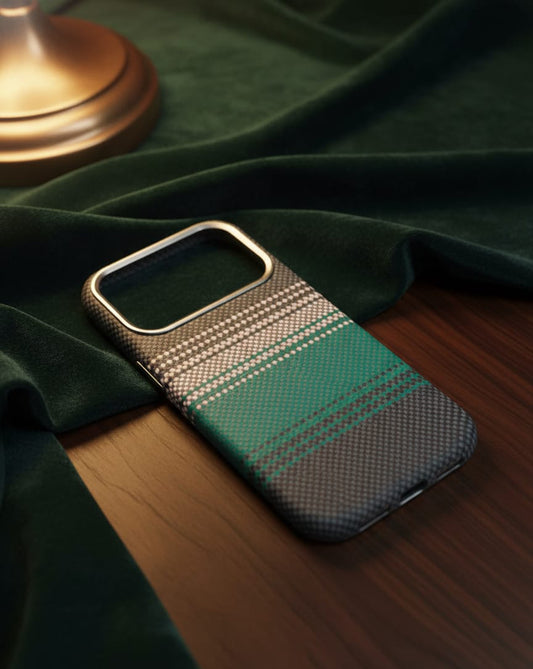 Heritage Weave MagSafe Case for iPhone 17 Pro - Sienna Check